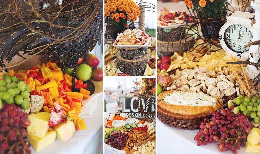 NH Rustic Wedding Food | Amazing Appetizer Table Display, Tracie Nugent catering