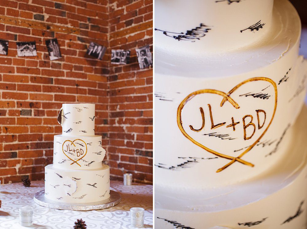 jacques pastries NH wedding cake birch tree