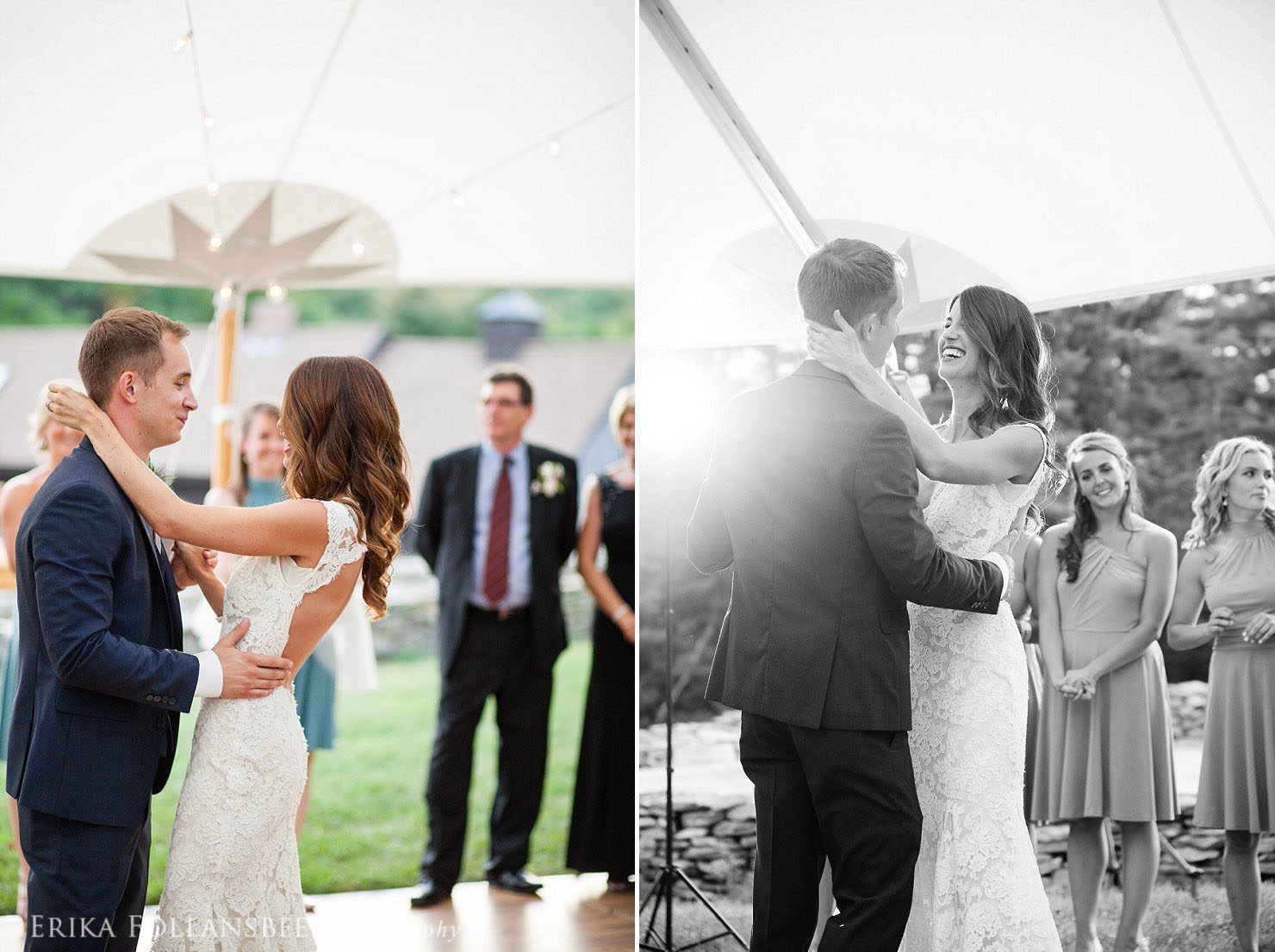 bride and groom's first dance | NH Wedding photography
