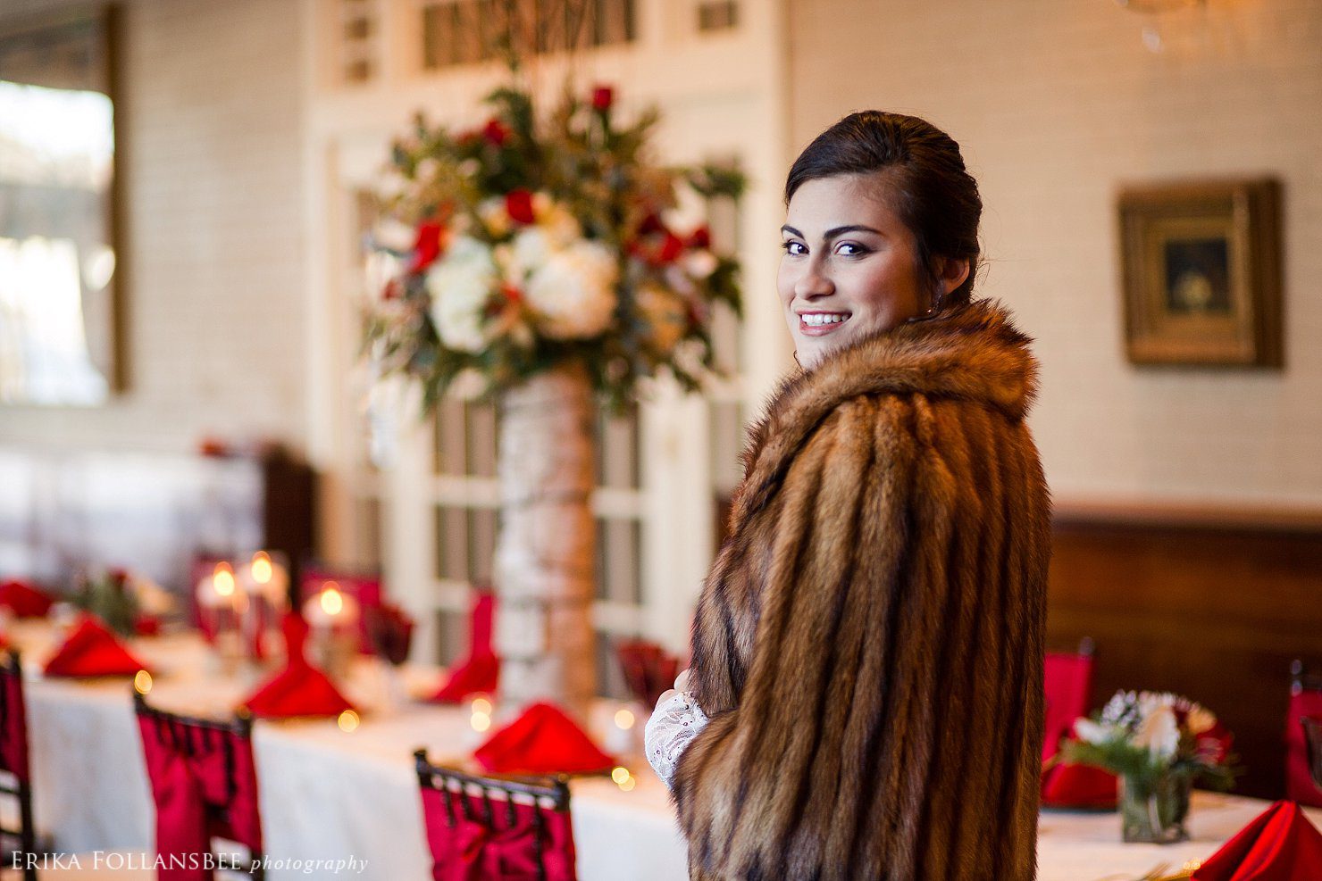 Winter Styled Reception for Lakes Region Bride magazine