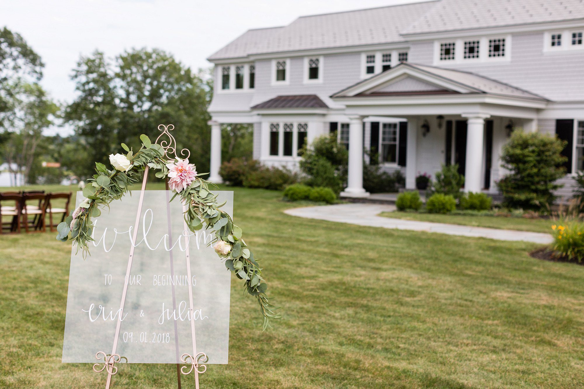 Acrylic Signs Wedding DIY | Dover NH Wedding Photographer