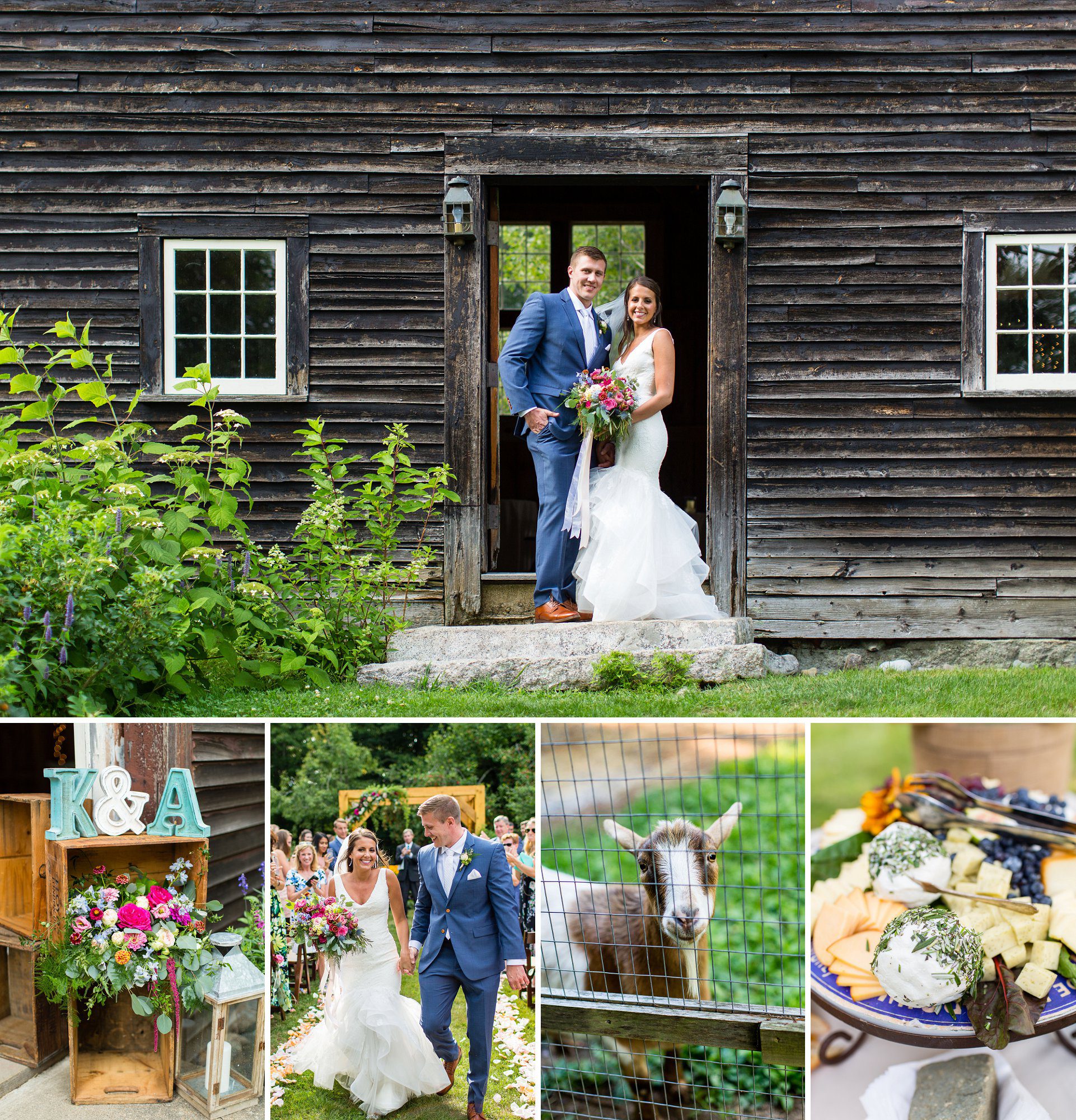 Eaton Poor Wedding at Josias River Farm in Cape Neddick, Maine | NH Wedding Photographer