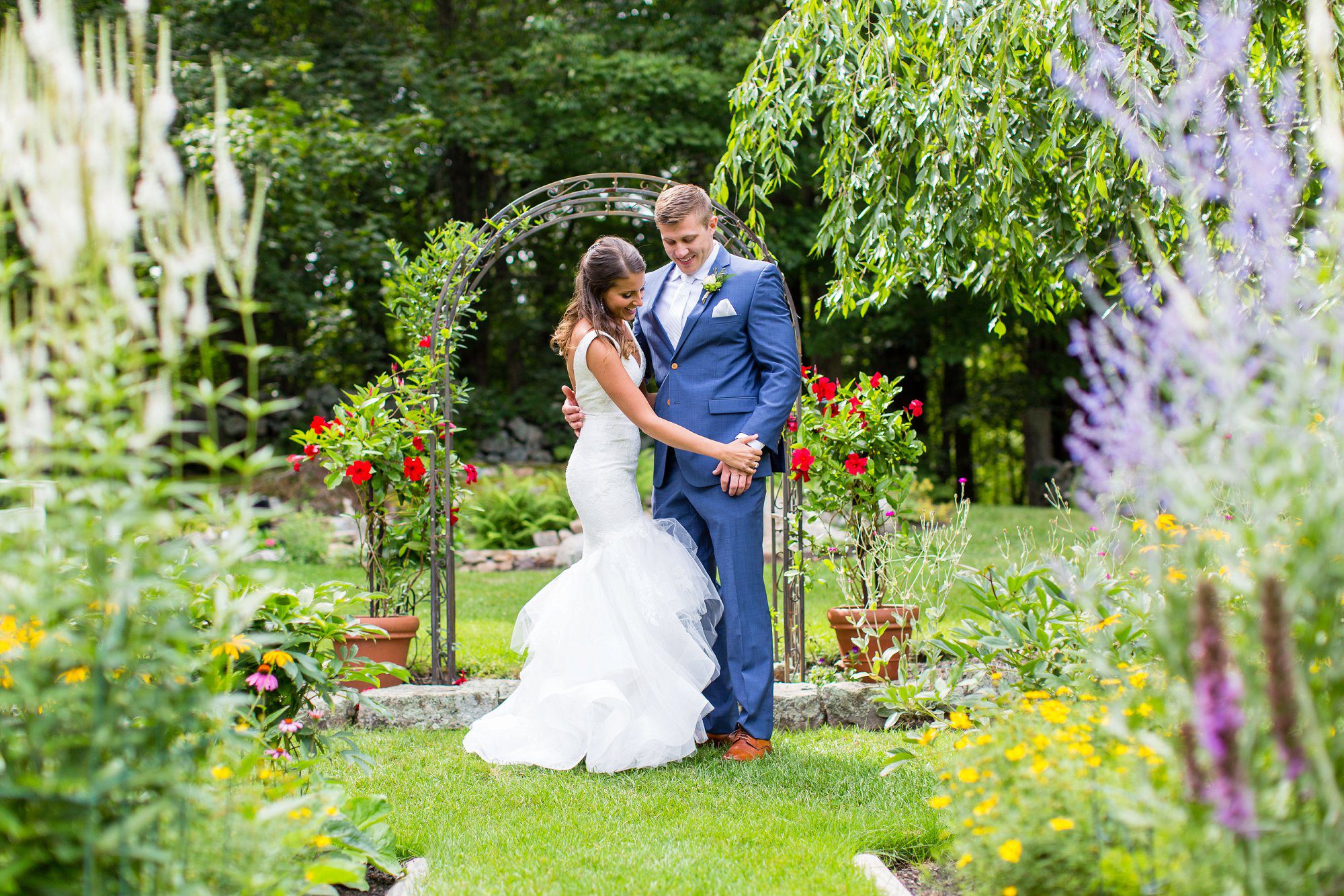 Josias River Farm Wedding | NH ME Photographer | Bride in Monique Lhuillier gown