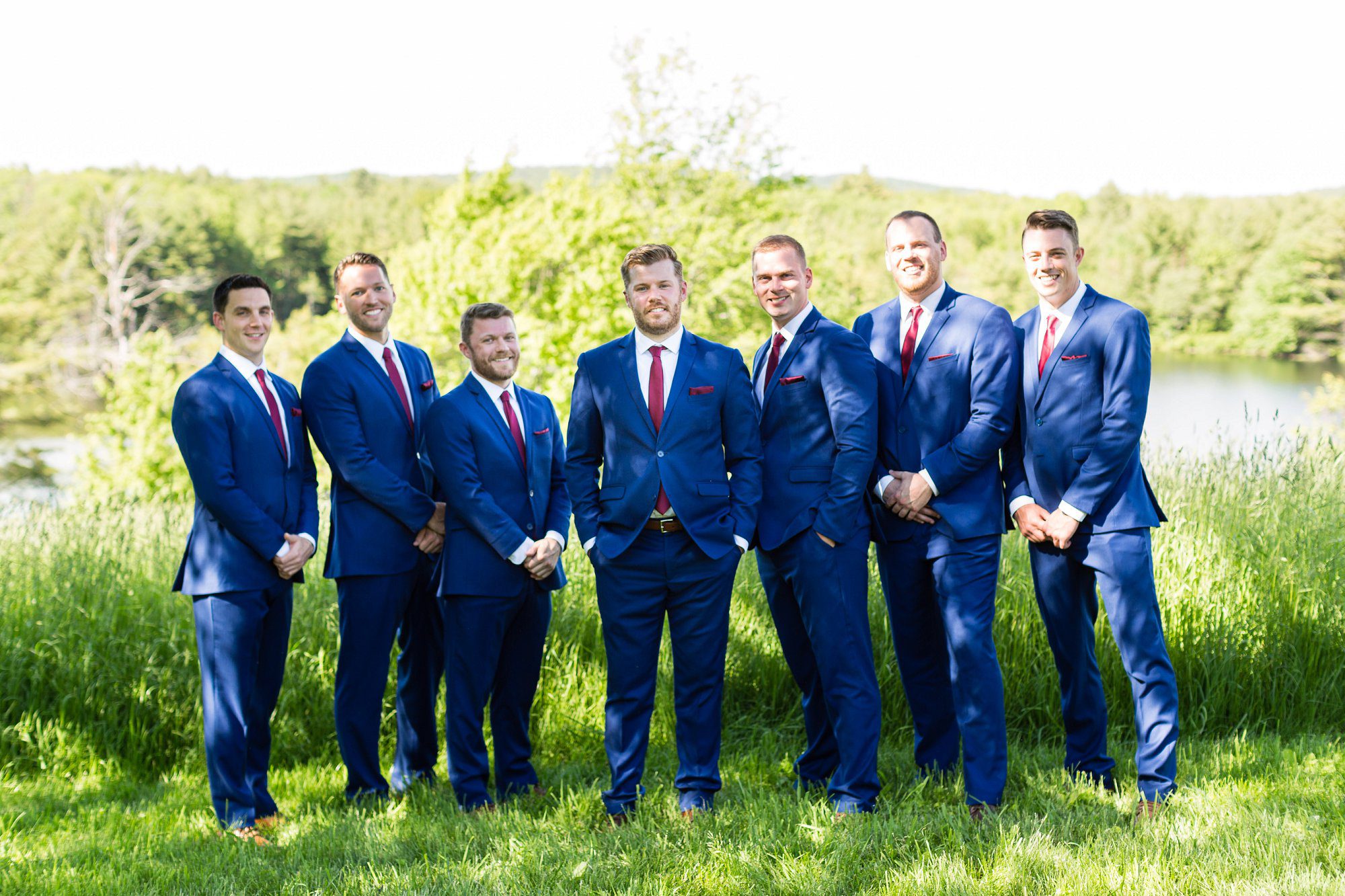 NH Wedding Kitz Farm groomsmen