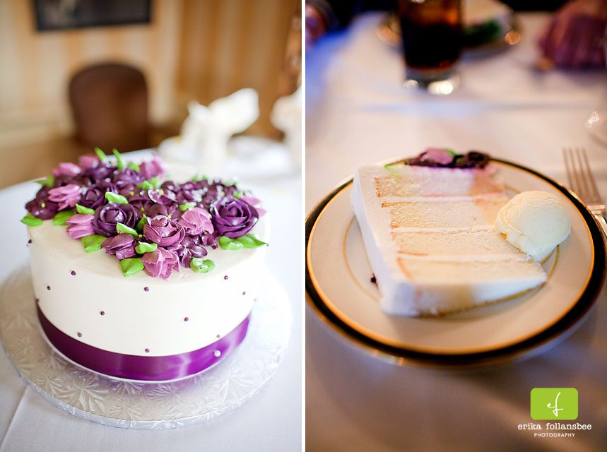 purple wedding cake by Jacques Pastries, NH