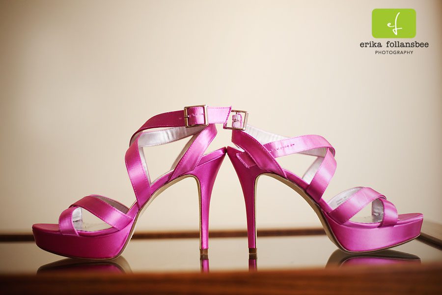 Hot Pink Bridal Shoes