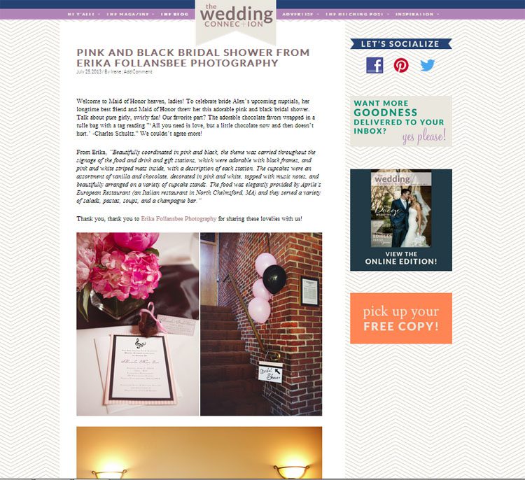 Published on Wedding Connection Magazine blog