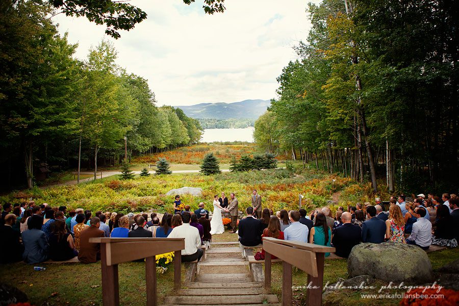 geneva point center wedding ceremony views