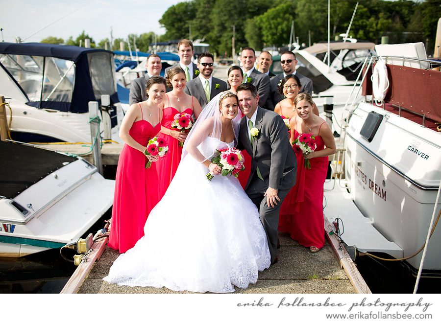 mountain view yacht club marina wedding photo