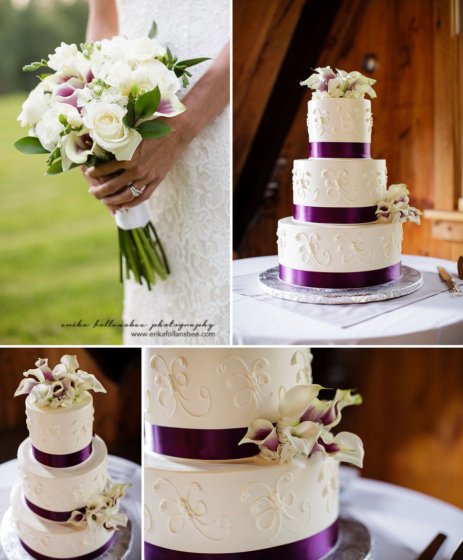 pats peak henniker NH wedding with jacques pastries cake