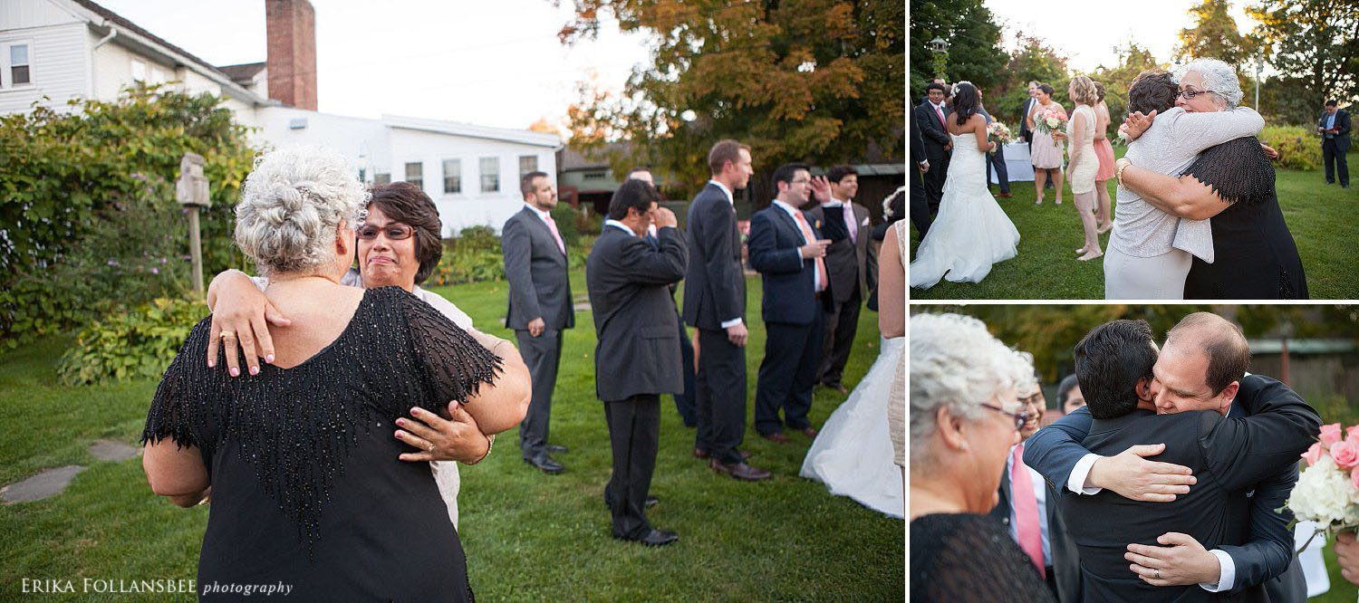 wedding photos from mile away restaurant milford