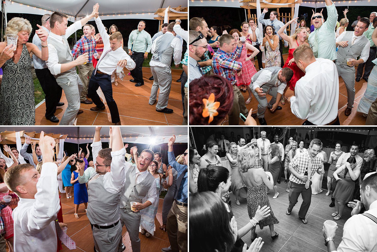 NH wedding reception dancing