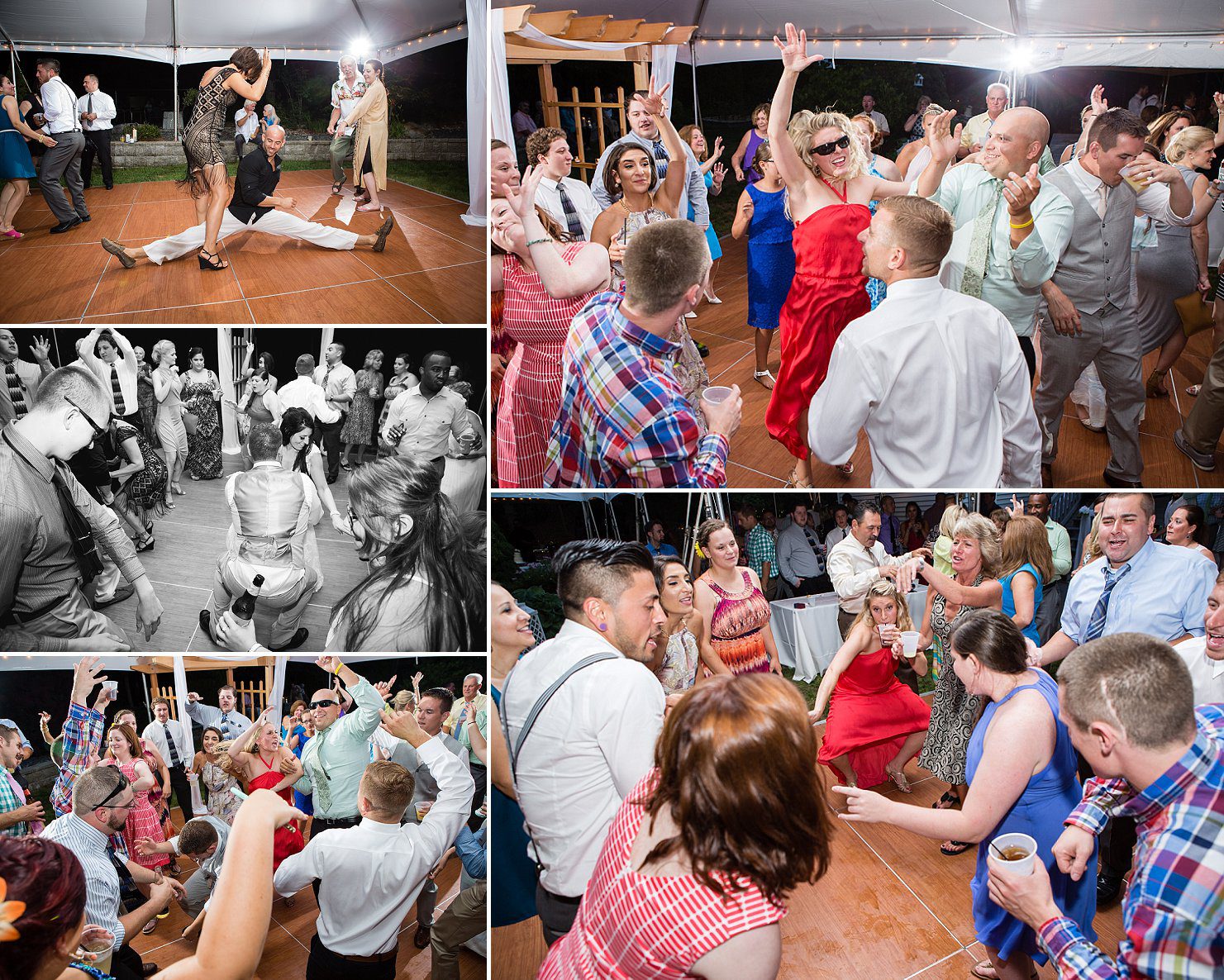 NH wedding reception dancing