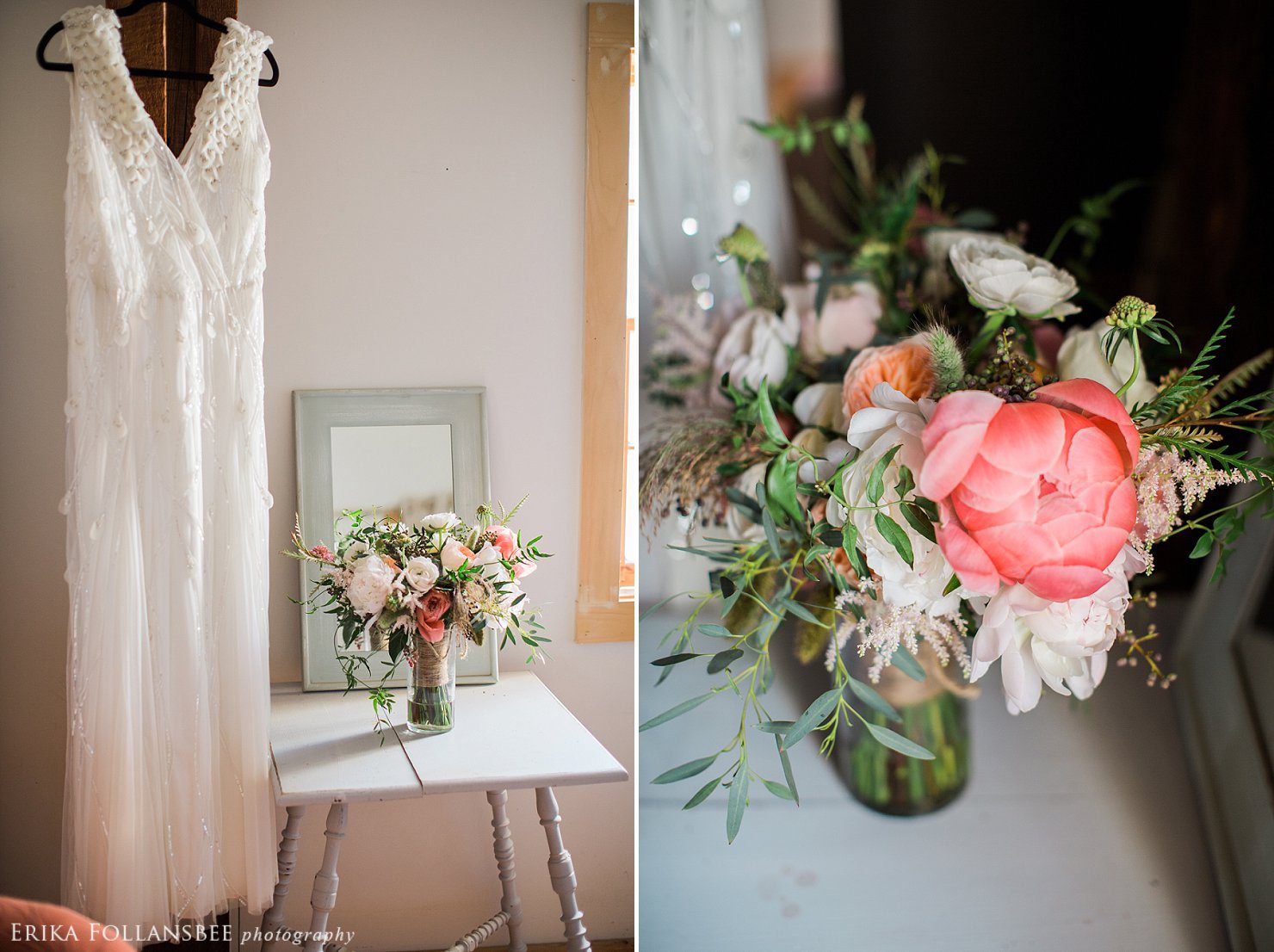 tumbledown farm rustic NH wedding | Lotus Floral Design