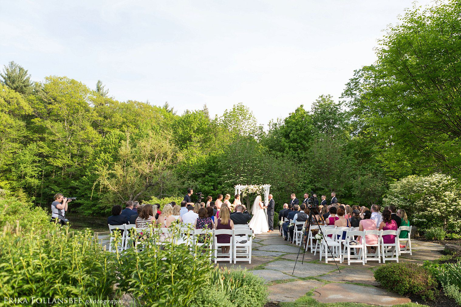Harrington Farm MA outdoor wedding ceremony