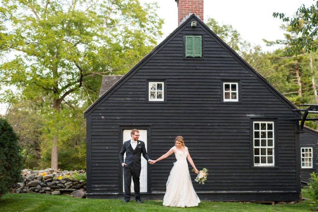 Fall Wedding at Hamilton House South Berwick, Maine NH