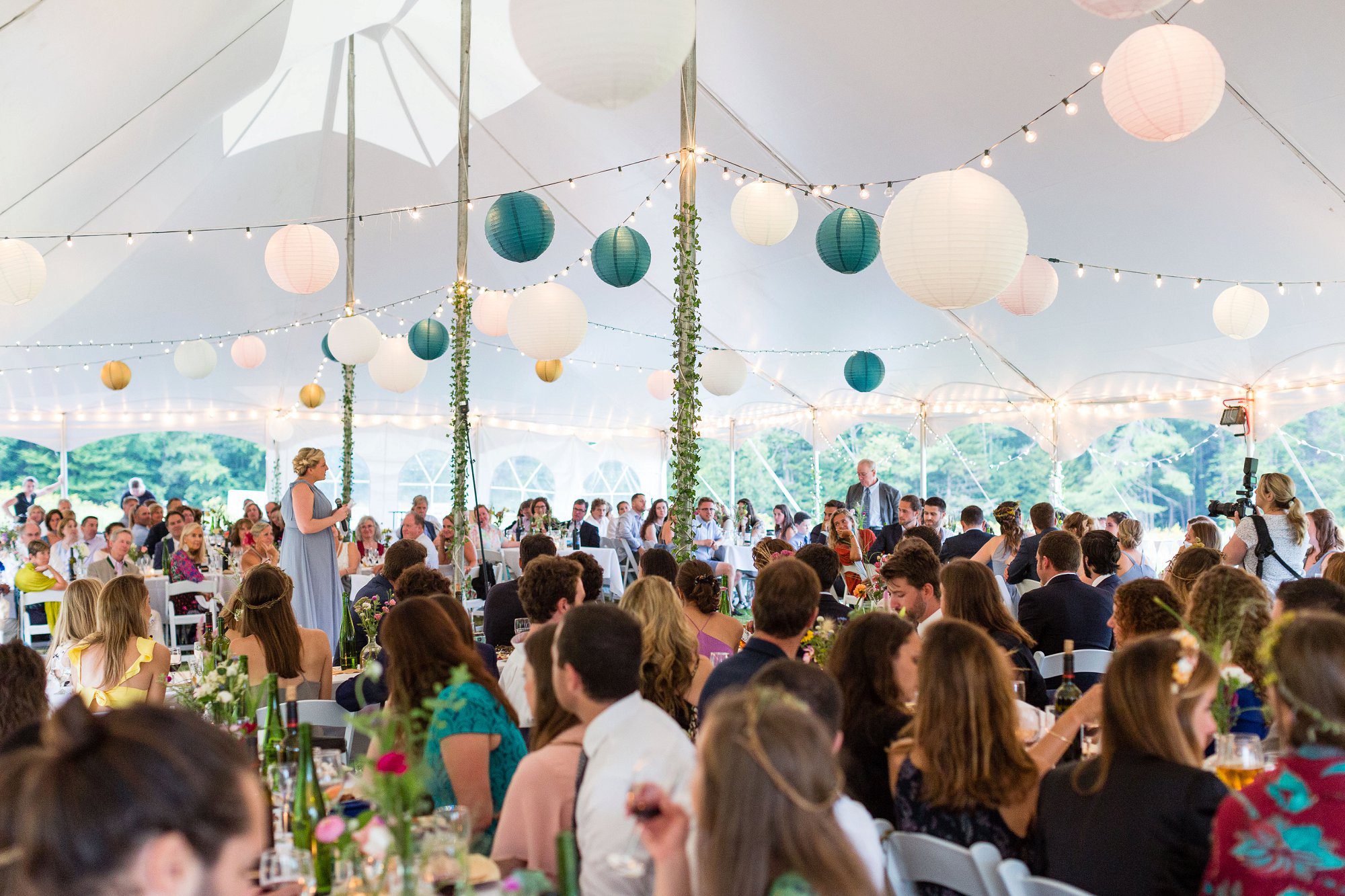 maid of honor speech, tented reception vermont