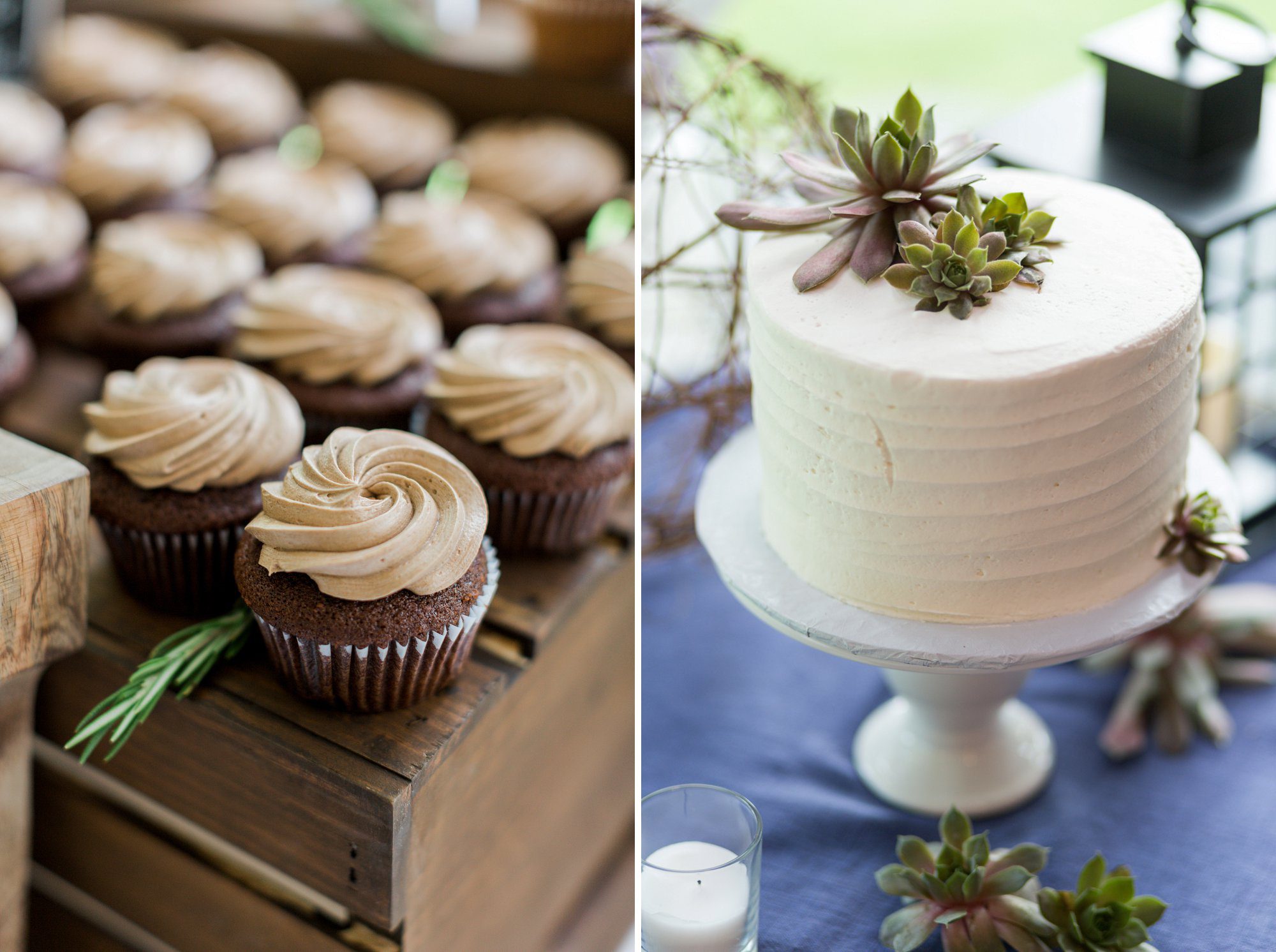 Cakes by Three Sisters Cake Shop | Flag Hill Winery Wedding