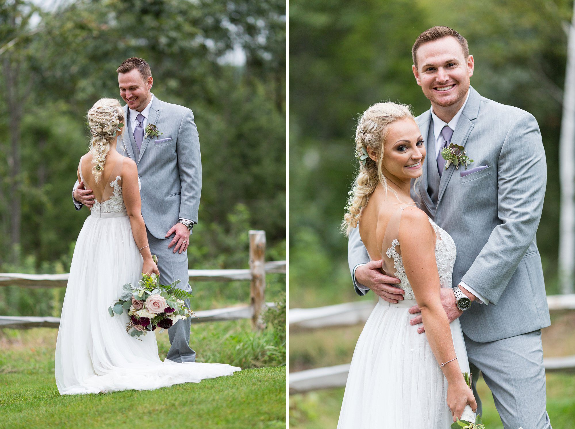 Bridal portraits at the Barn on the Pemi | Plymouth NH Wedding Photographer