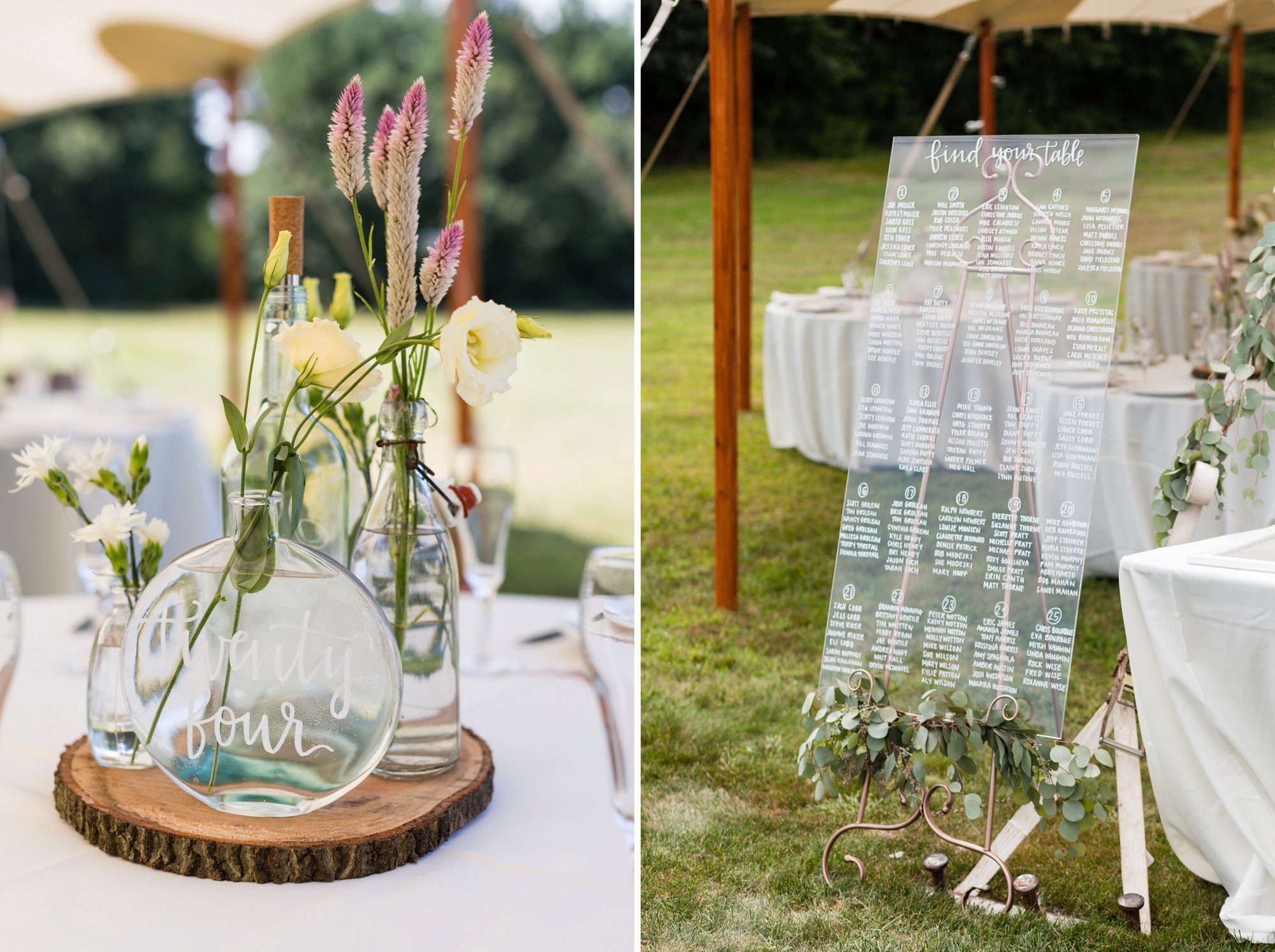 Acrylic Signs Wedding DIY | Dover NH Wedding Photographer
