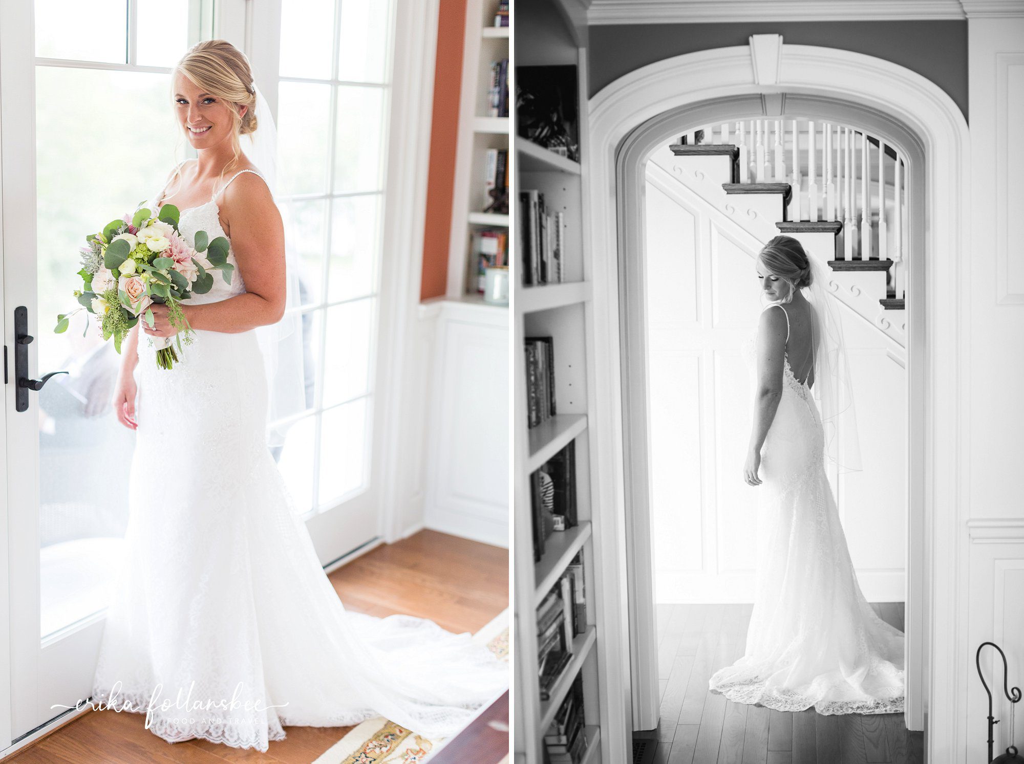 Dover NH Bridal Portraits | The Flower Room | Erika Follansbee Photography