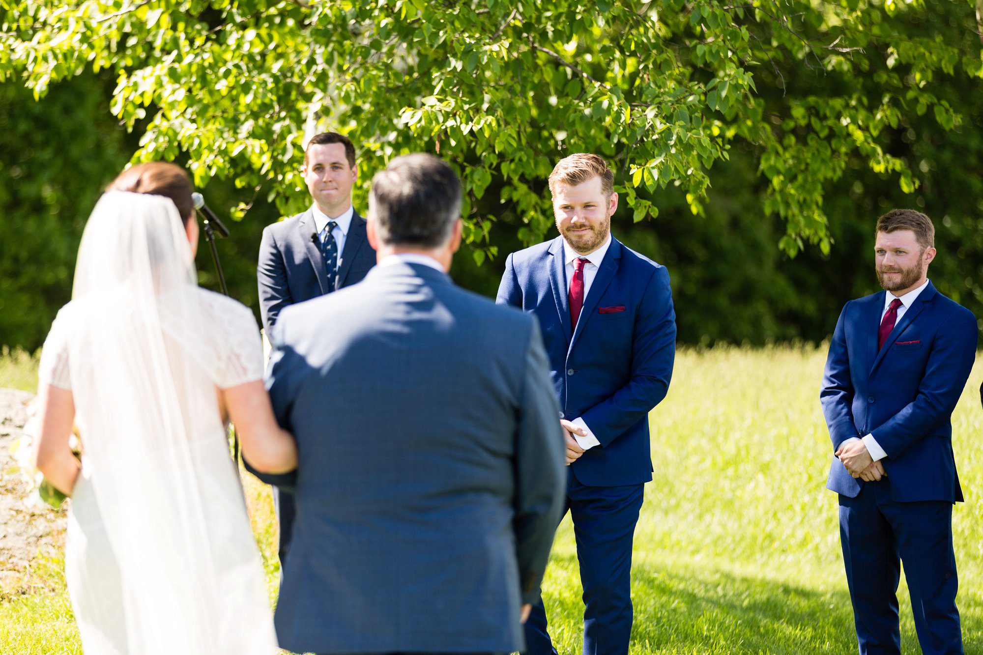 kitz farm NH outdoor wedding ceremony