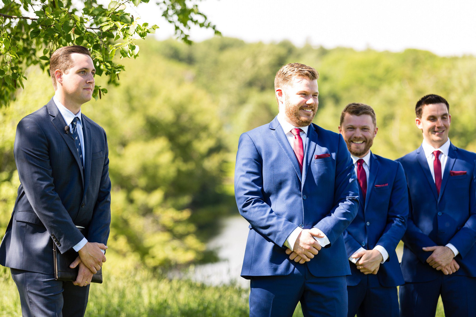 kitz farm NH outdoor wedding ceremony