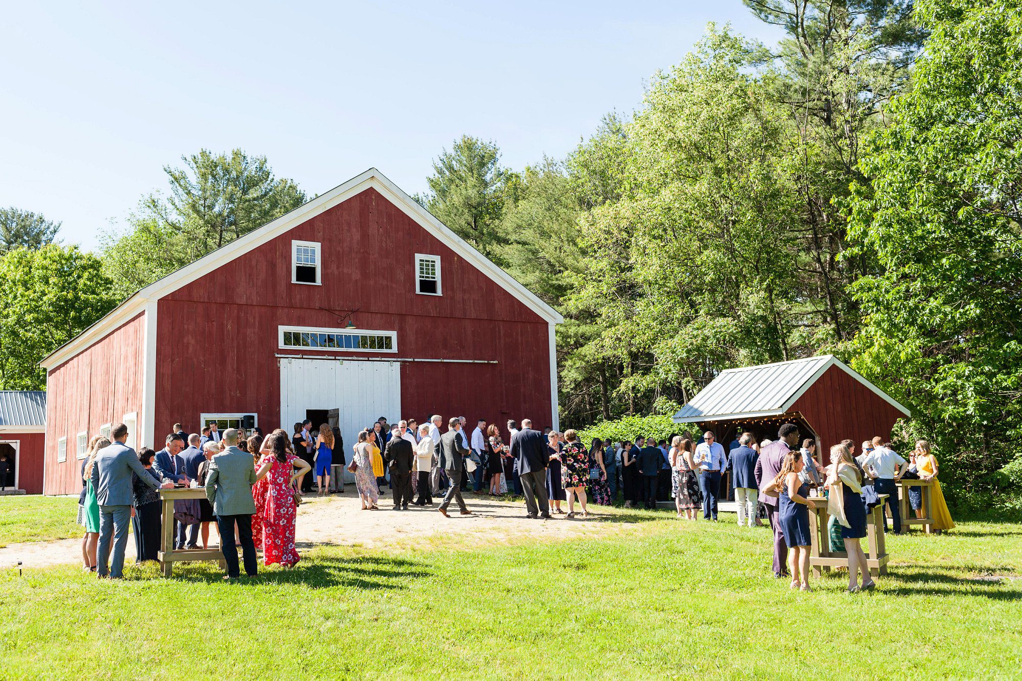 Rustic Barn Reception at Kitz Farm NH