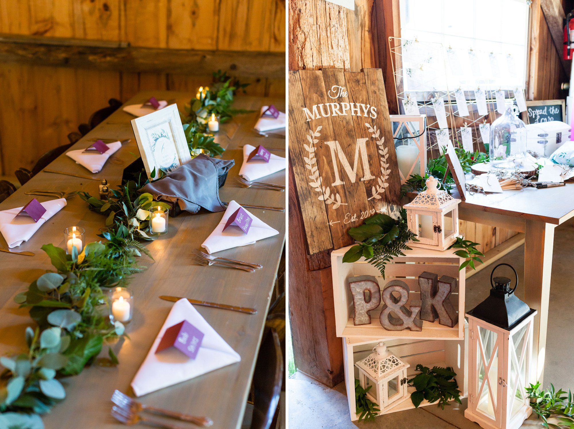 Rustic Barn Reception at Kitz Farm NH