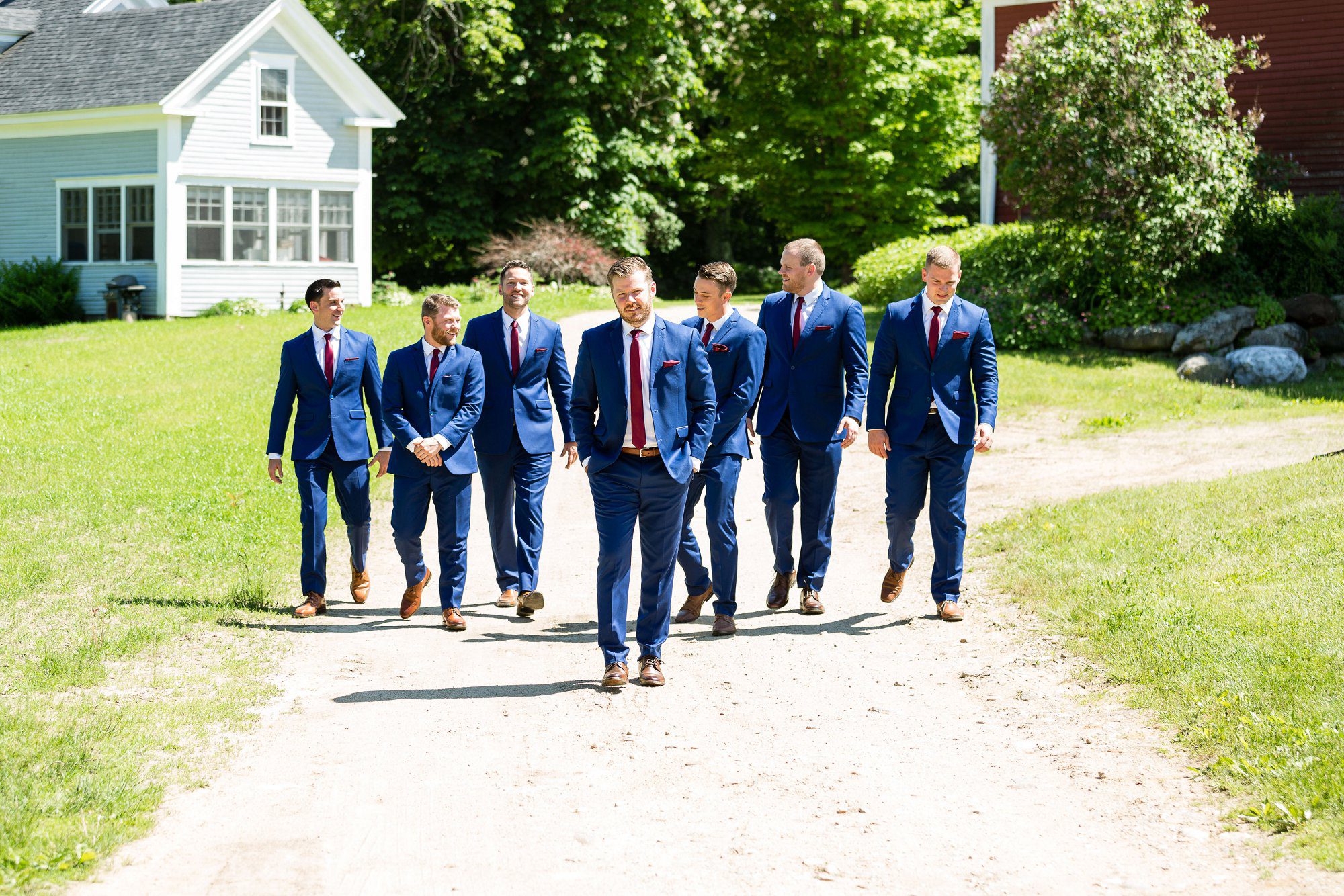 NH Wedding Kitz Farm groomsmen
