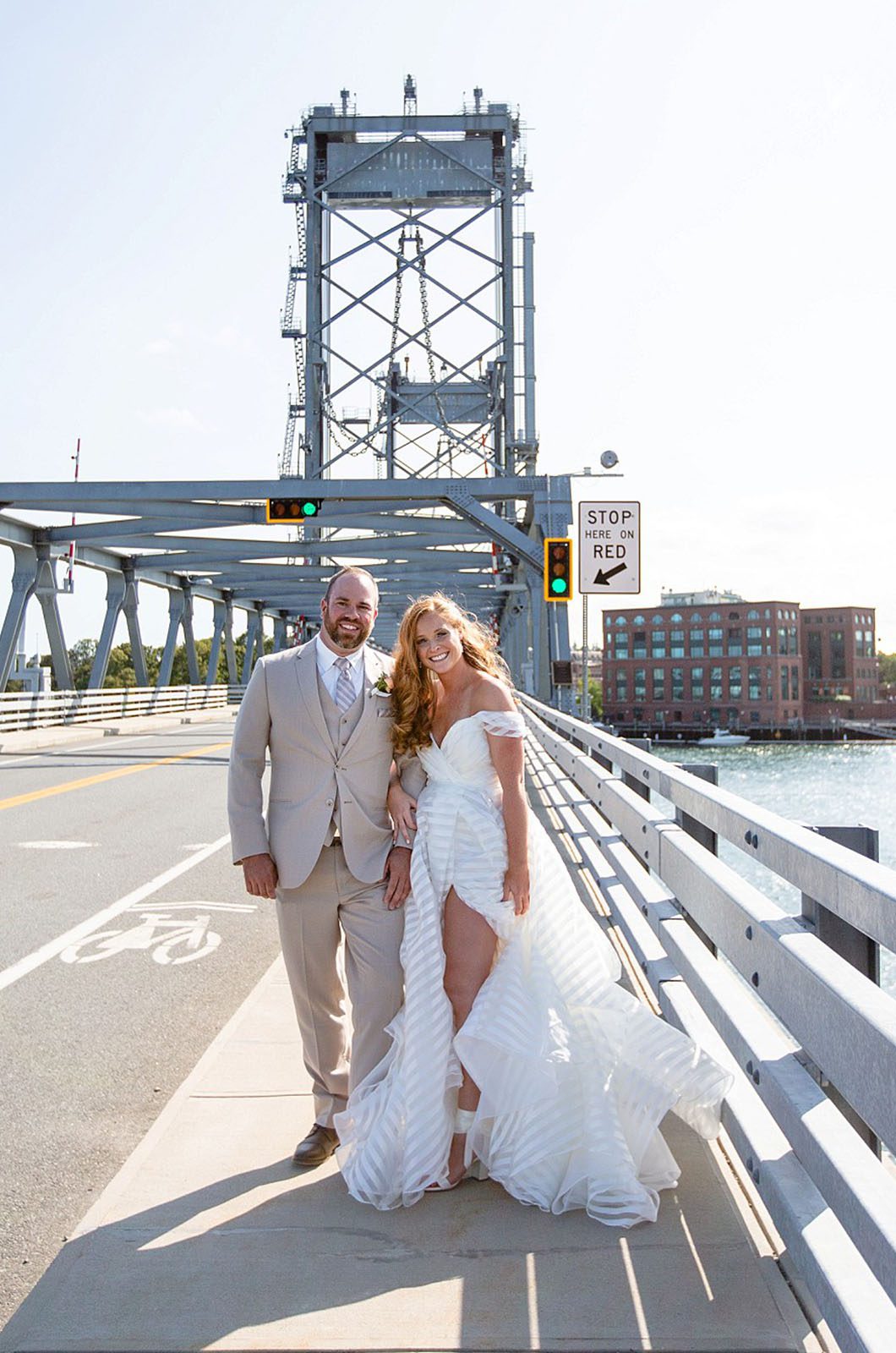 Portsmouth NH Wedding | Memorial Bridge