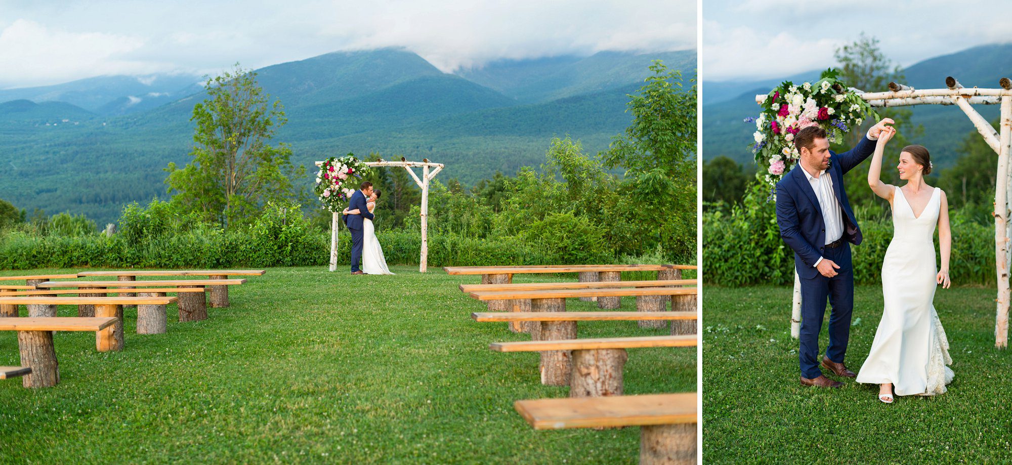 Beautiful July Wedding at The Toad Hill Farm in Franconia, NH | Erika Follansbee Photography