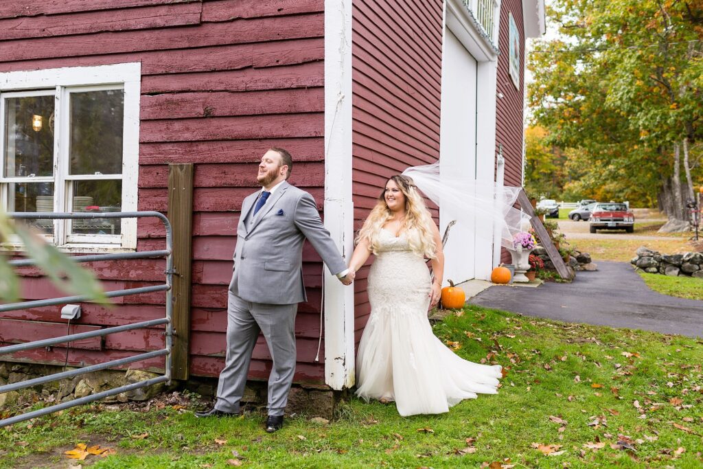 Tumbledown Farm Fall Wedding | Rustic Country NH Wedding