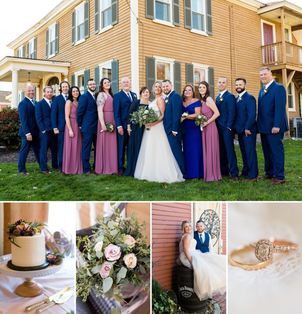 Intimate Wedding at Buckley's Great Steaks in Merrimack NH | New Hampshire Wedding Photographer