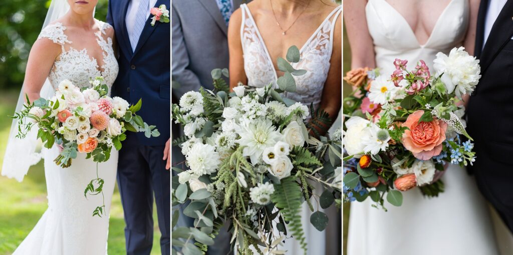 NH Wedding Photography tips: Invest in one great bridal bouquet for maximum photo impact | Erika Follansbee Photography